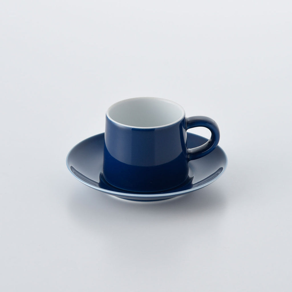 M型シリーズ カップ&ソーサー ブルー | 白山陶器直営オンラインストア