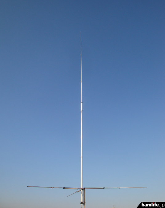 バーチカルANT「VS-40VA」にラジアル3本を追加＞日高電機製作所、全長