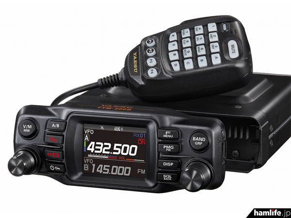 C4FMデジタル対応、2バンド切り替え式＞八重洲無線、144/430MHz帯