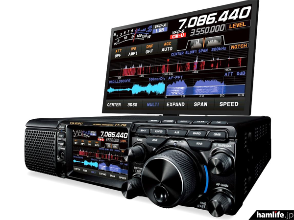 外部スピーカー付属、8月下旬発売予定＞八重洲無線、HF/50MHz帯の新