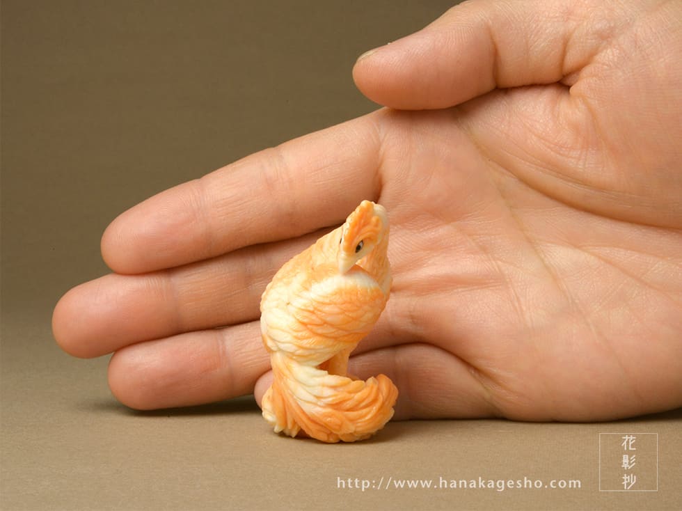 鳳凰 ｜ 新作紹介 ｜ 森謙次 根付彫刻展～桃源郷～