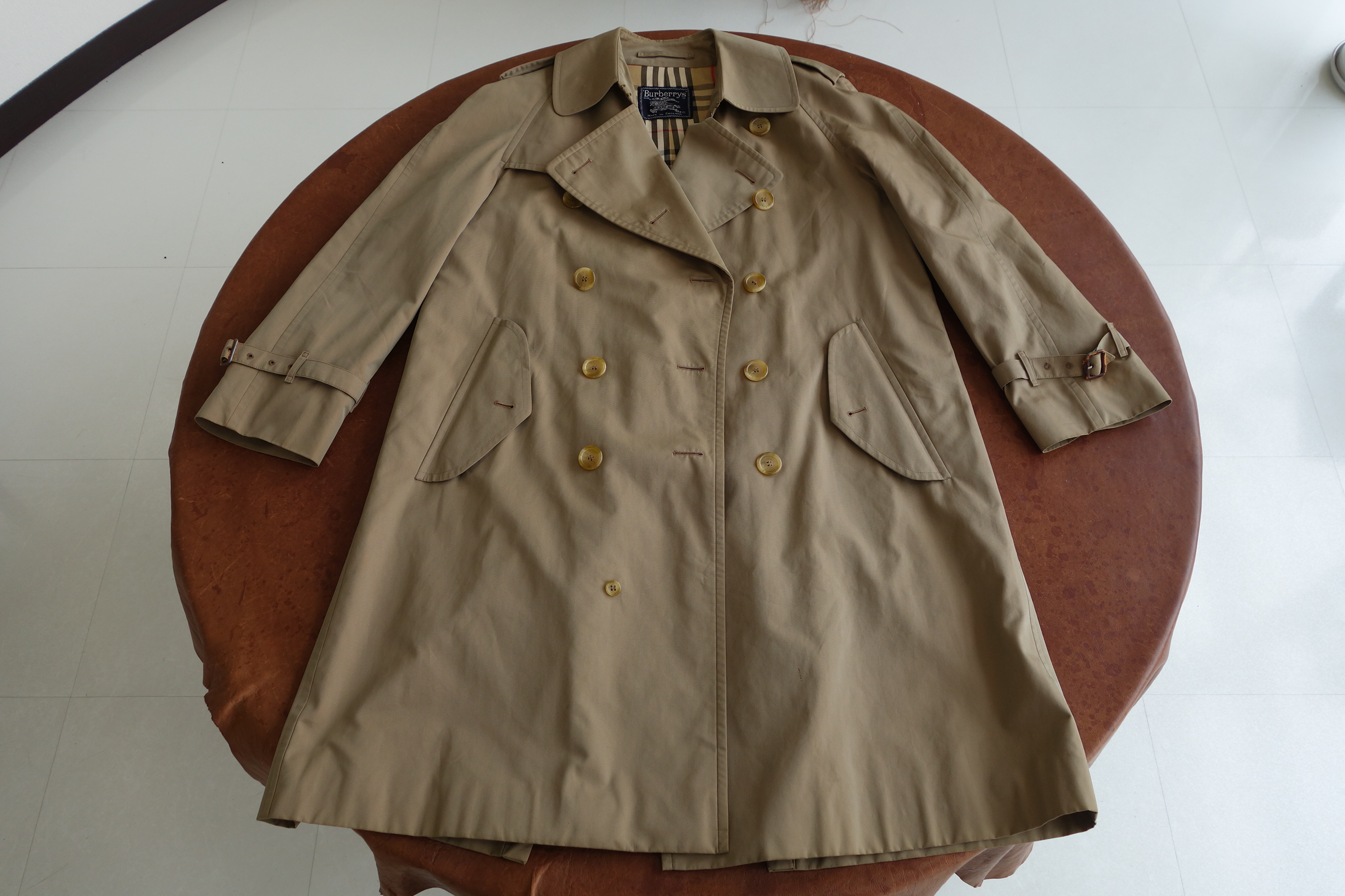 Hanakoya事例集 詳細：バーバリートレンチコートのウェット