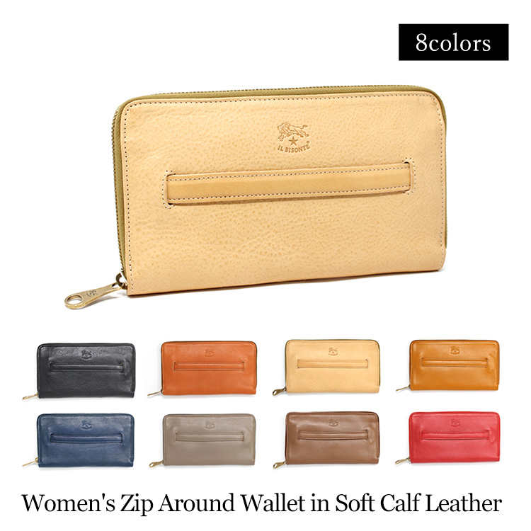 イルビゾンテ IL BISONTE 財布 ラウンドファスナー 長財布 CONTINENTAL