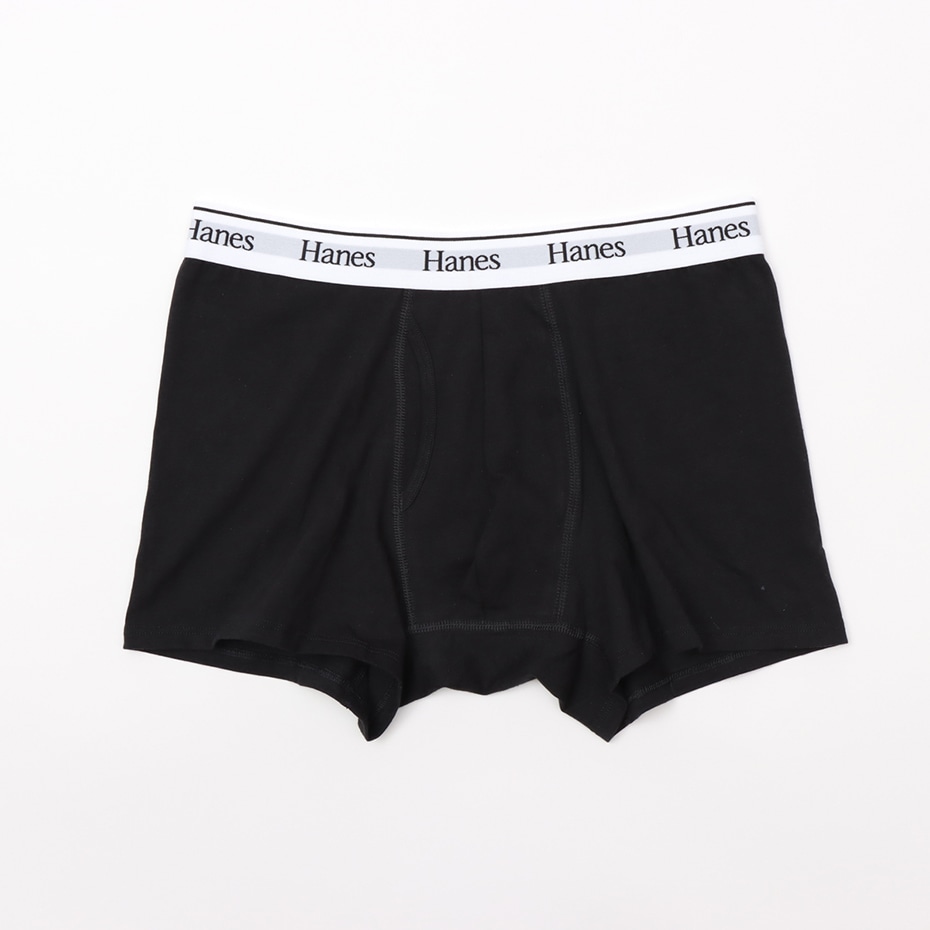 Hanes originalsボクサーブリーフ ブラックXホワイト | ヘインズの