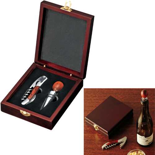 木箱入ワインオープナーセット【最安値2,970円】｜ノベルティ・記念品