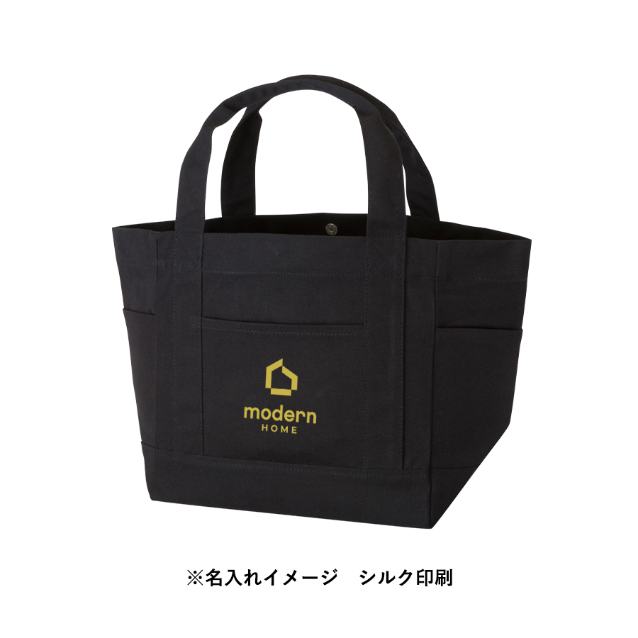 オリジナル 厚手キャンバスポケットマルチトートバッグ(M) ナイト