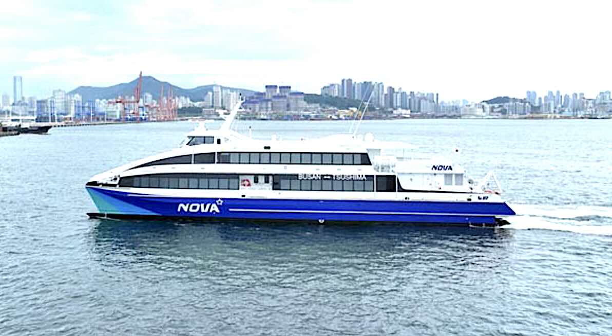 Busan–Tsushima Ferry Route Rebounds as New High-Speed Ship