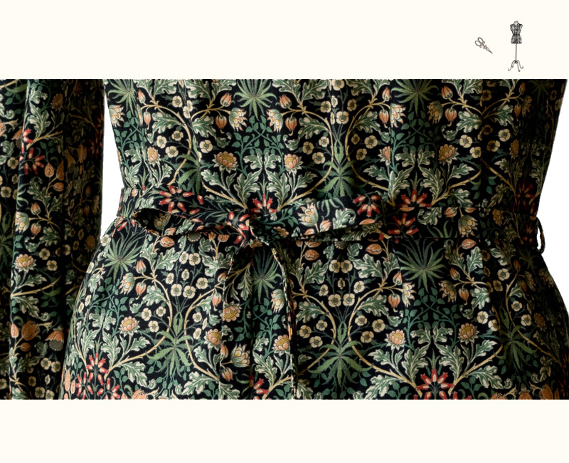 Best of Morris ウィリアム・モリス ヒヤシンス仕立て ロールネック