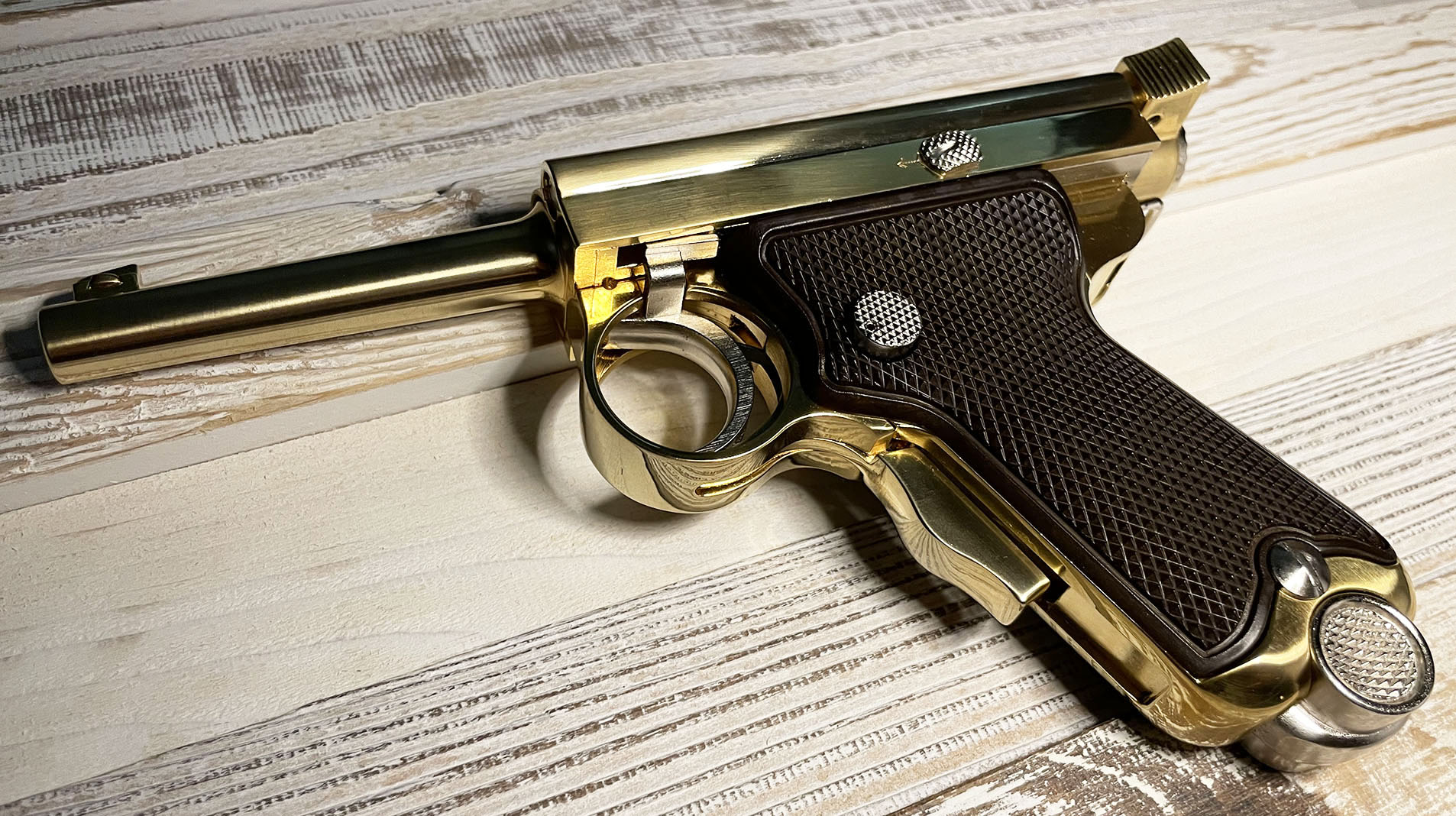 マルシン ベビー南部 発火式 御賜刻印（金属製 モデルガン 完成品