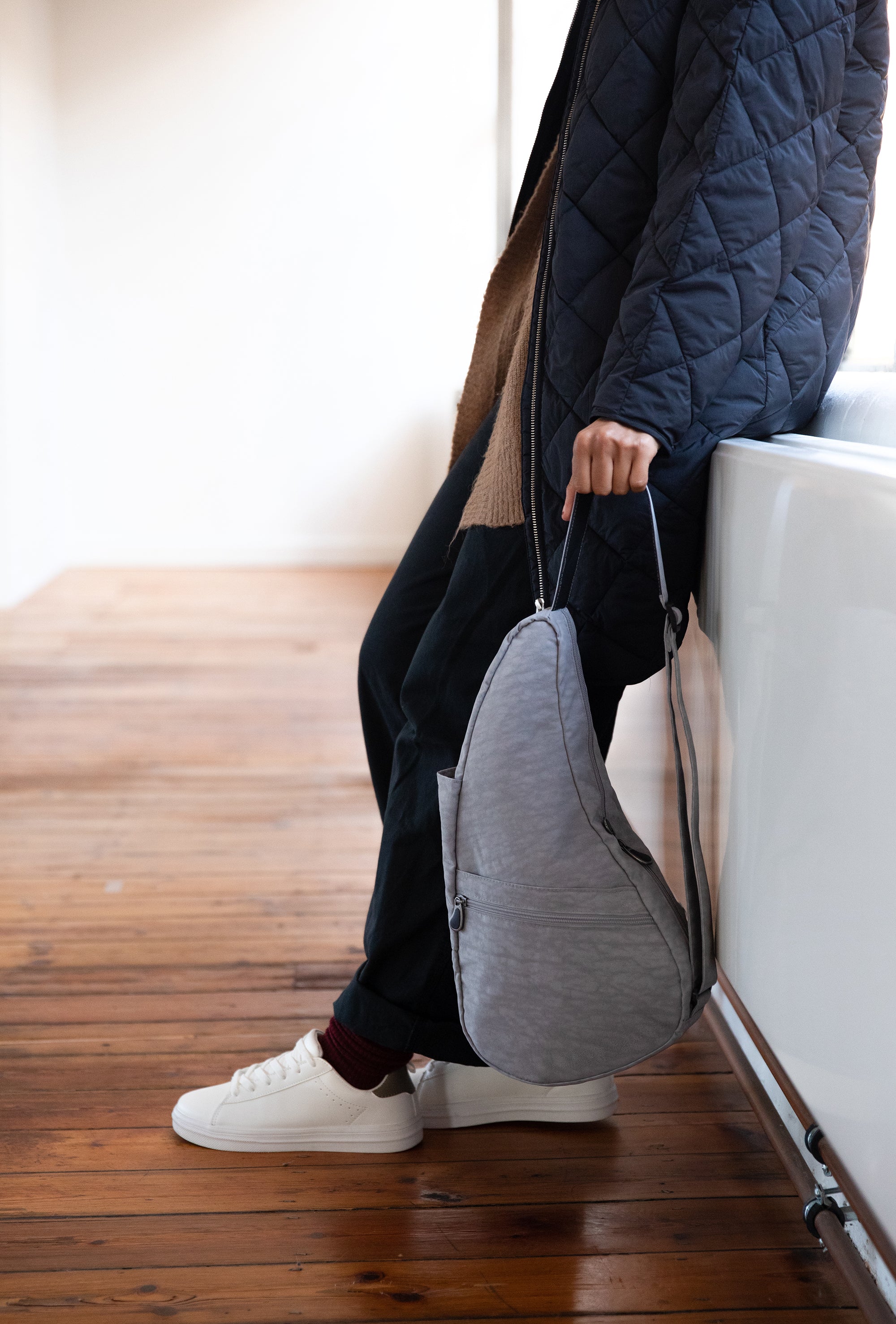 ヘルシーバックバッグ テクスチャードナイロン Sサイズ ロケットグレー