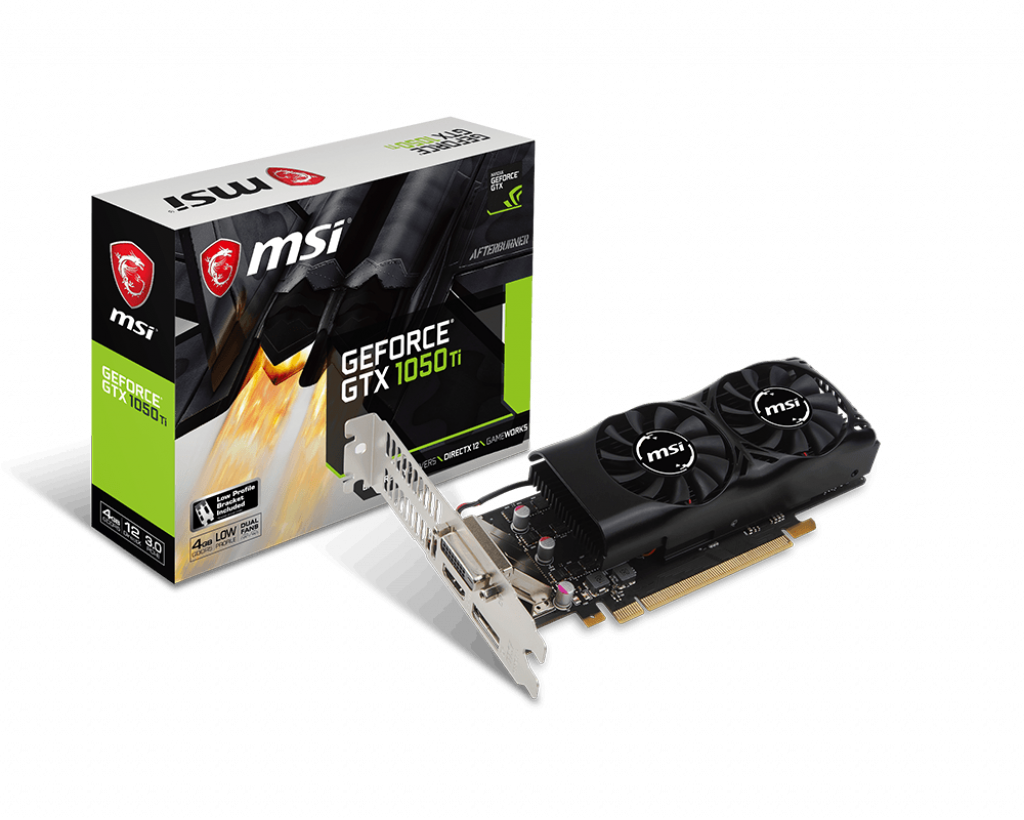 MSI GeForce GTX 1050 Ti DirectX 12 GTX 1050 TI 4GT LP 4GB 128-Bit