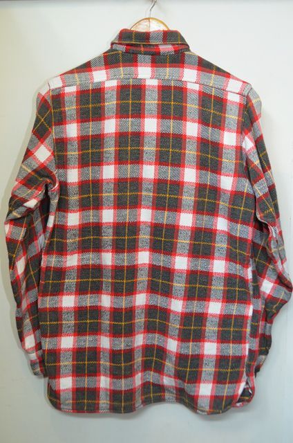 50's Winter king マチ付きネルシャツ 