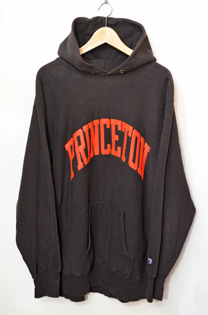 80's Champion リバースウィーブパーカー “ブラック・両面プリント”SP
