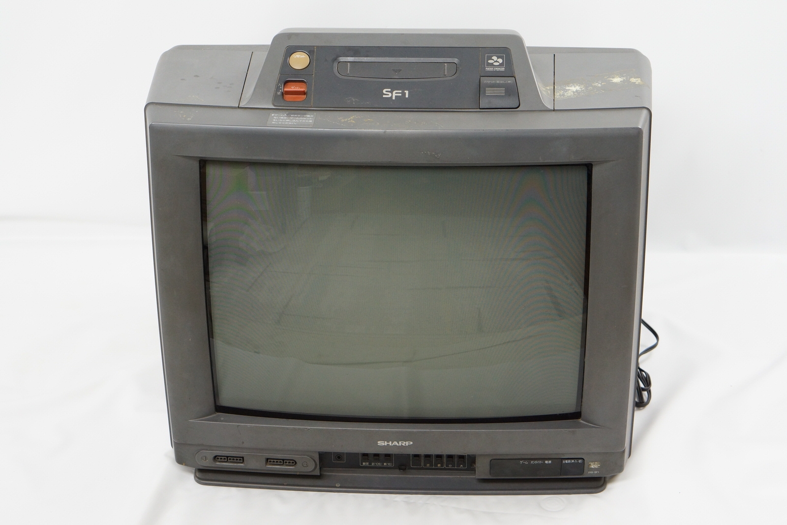 SHARP SF-1 Console System Super Famicom Color TV 21inch 21G-SF1