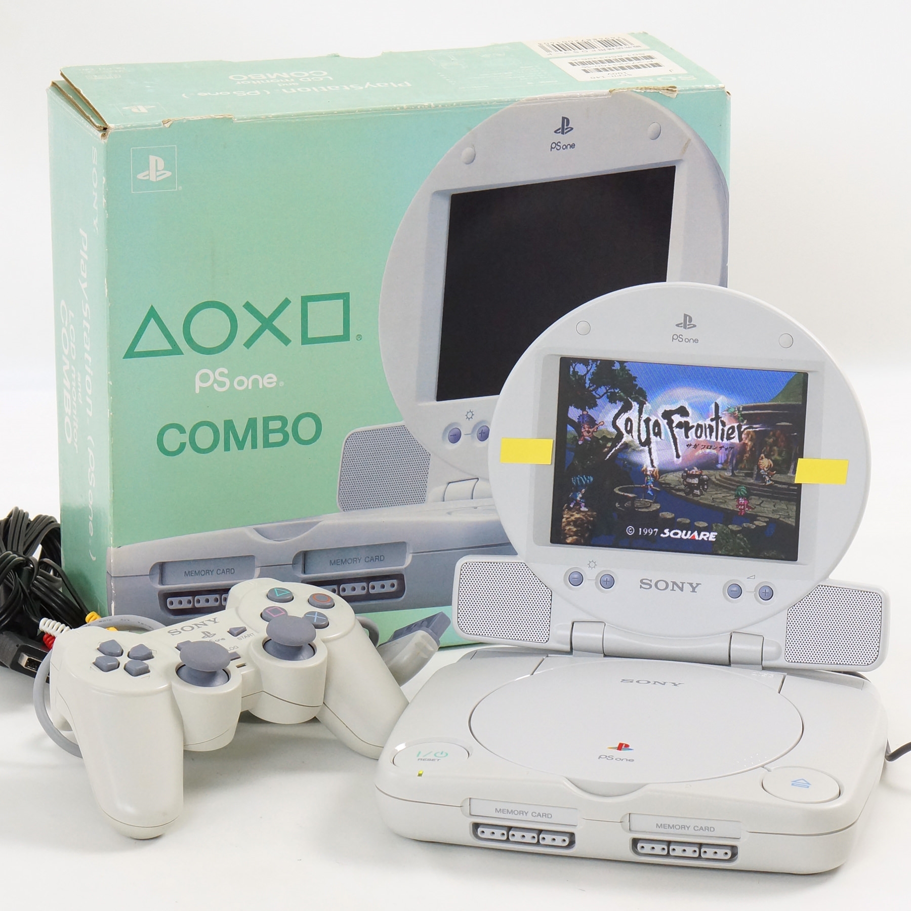 PS one Console Boxed SCPH-100 LCD MONITOR SONY Tested System -NTSC