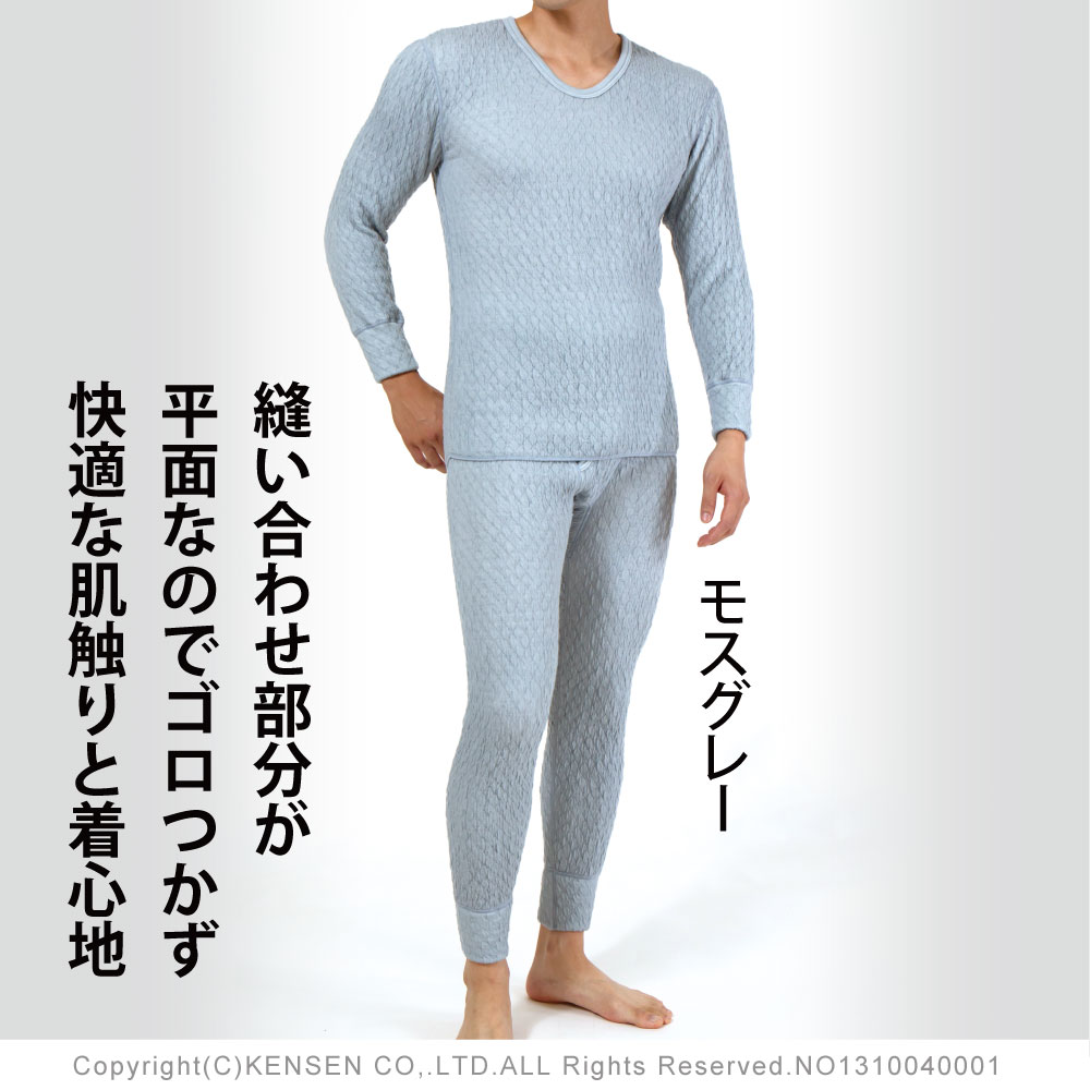 ひだまり本舗本店｜プレミアムウェーブ 紳士長袖U首シャツ詳細