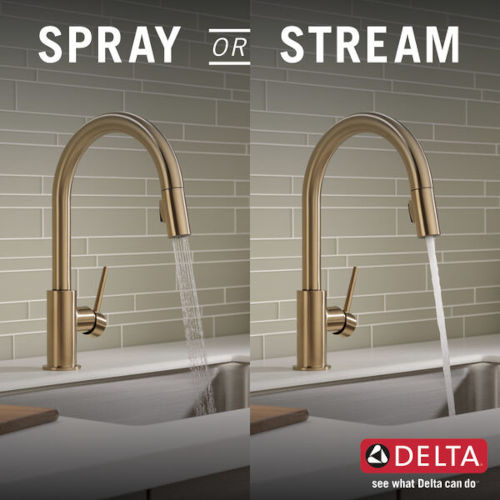 DELTA デルタキッチン水栓 ノーマルタイプ トリンシック 9159-CZ-DST