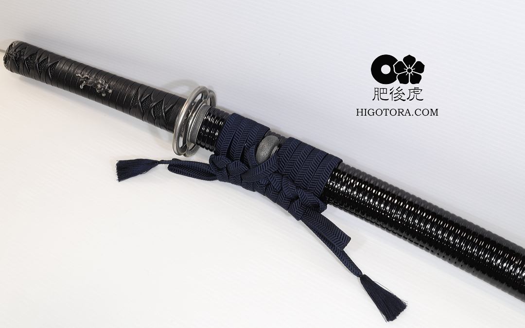 牛一貫巻柄 全藤巻鞘 拵｜製作事例｜肥後虎-HIGOTORA