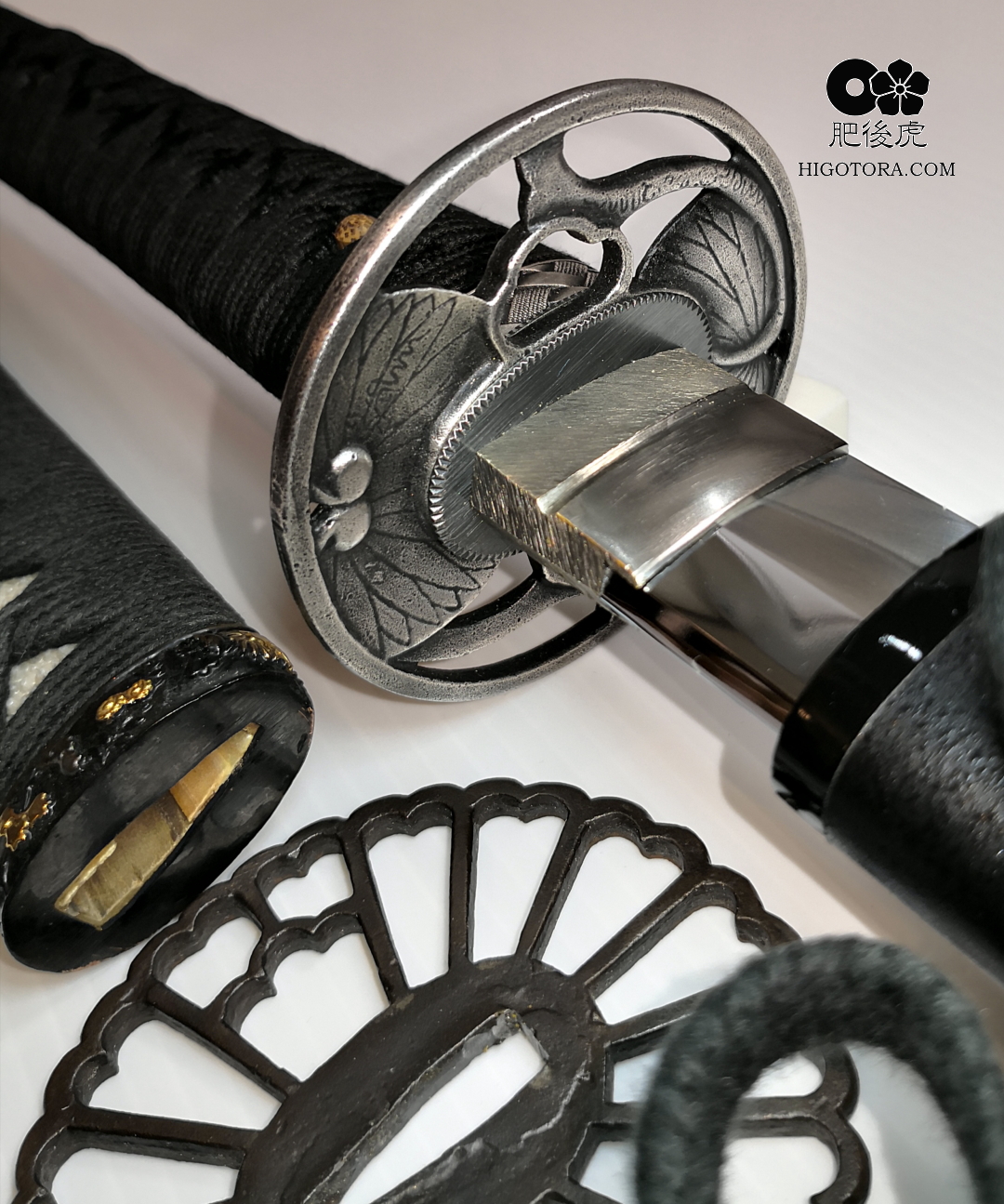 居合刀の柄・鍔・切羽・ハバキの交換｜肥後虎ブログ｜肥後虎-HIGOTORA