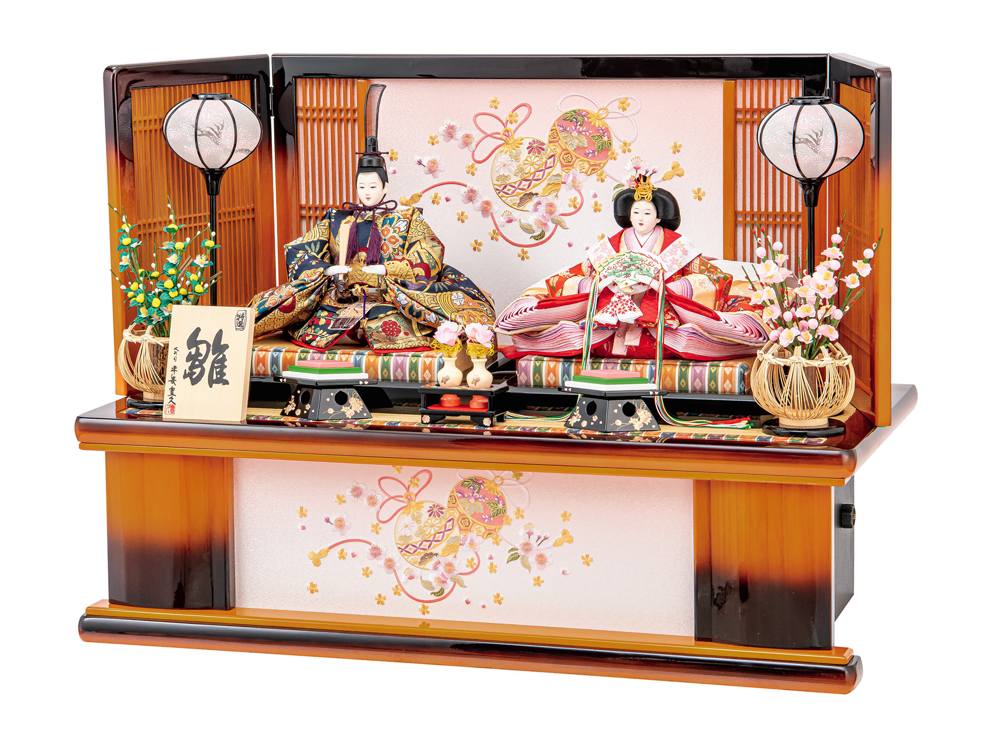 雛人形 十五人七段飾りセット 【P87116】 永く節句を祝うにふさわしい