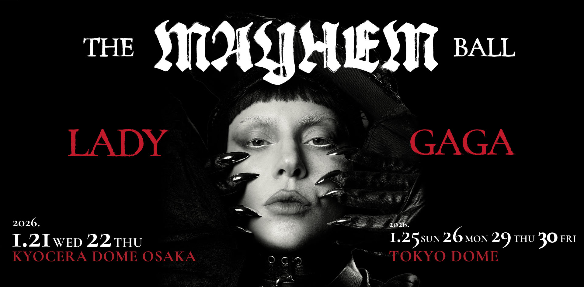 LADY GAGA MAYHEM BALL会場限定トートグレー LADY GAGA MAYHEM BALL