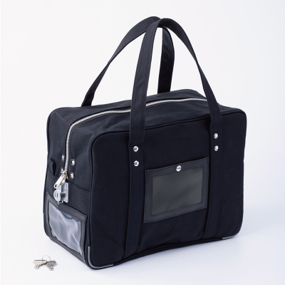 鍵付きセキュリティバッグ B4用 ネイビー｜HISAGO ヒサゴ株式会社