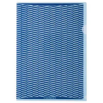 トリック！クリアフォルダ A4 ブルー｜HISAGO ヒサゴ株式会社｜ラベル