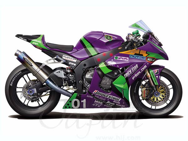 Evangelion EVA RT-01 Trick Star Kawasaki ZX-10R 2012 | HLJ.com