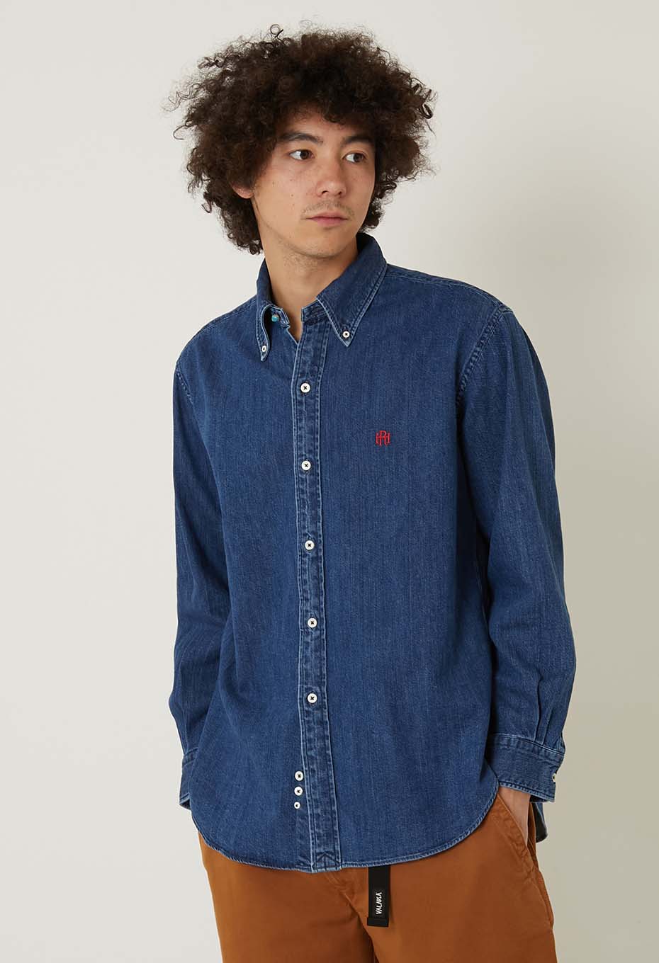 オーガニックデニム ボタンダウンシャツ | HOLLYWOOD RANCH MARKET
