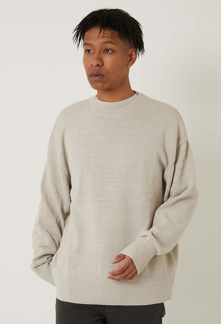 STUDIO NICHOLSON /CORDE 5GG クルーネック ジャンパー | STUDIO