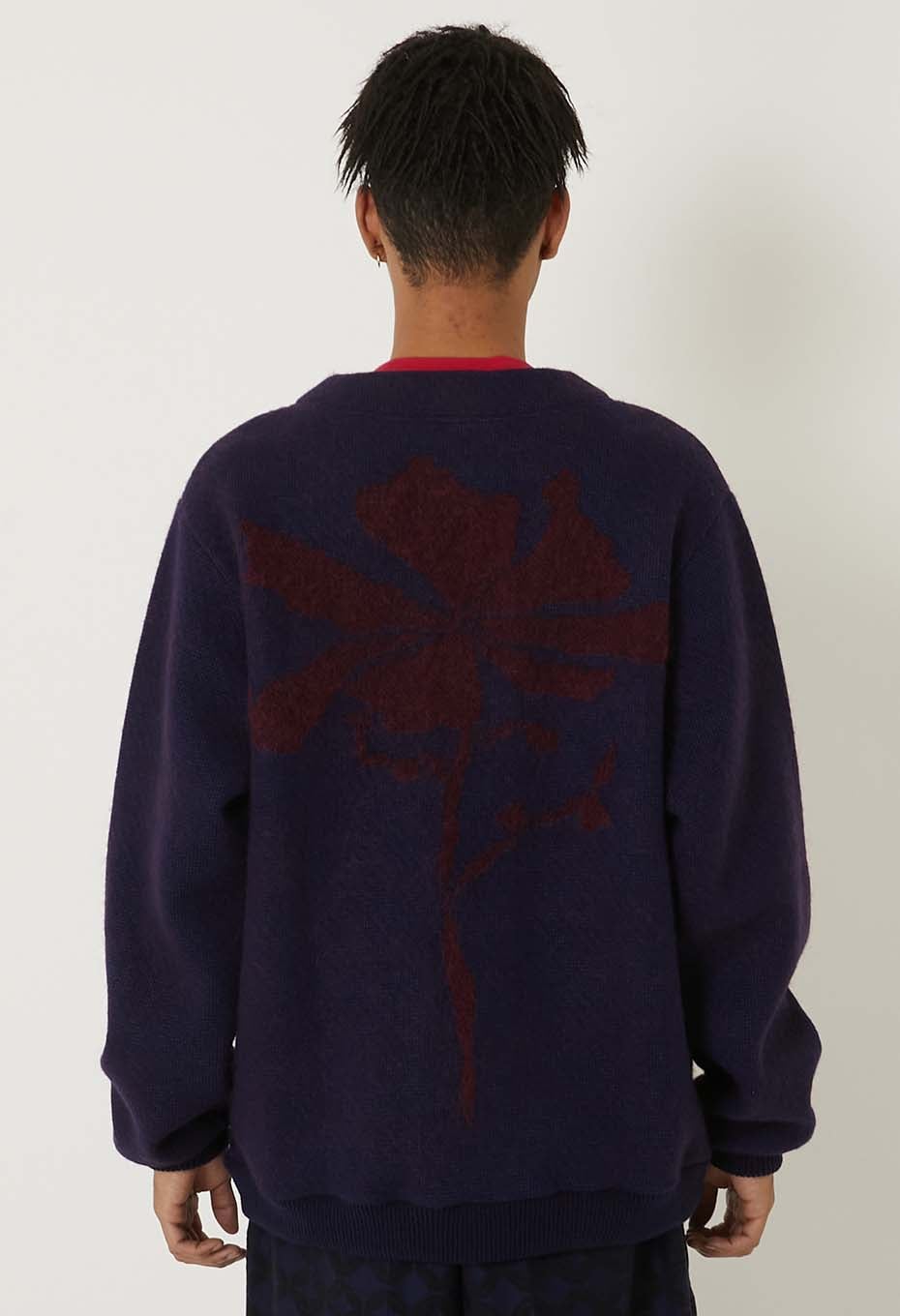 インディゴミックス ウールカーディガン | BLUE BLUE JAPAN