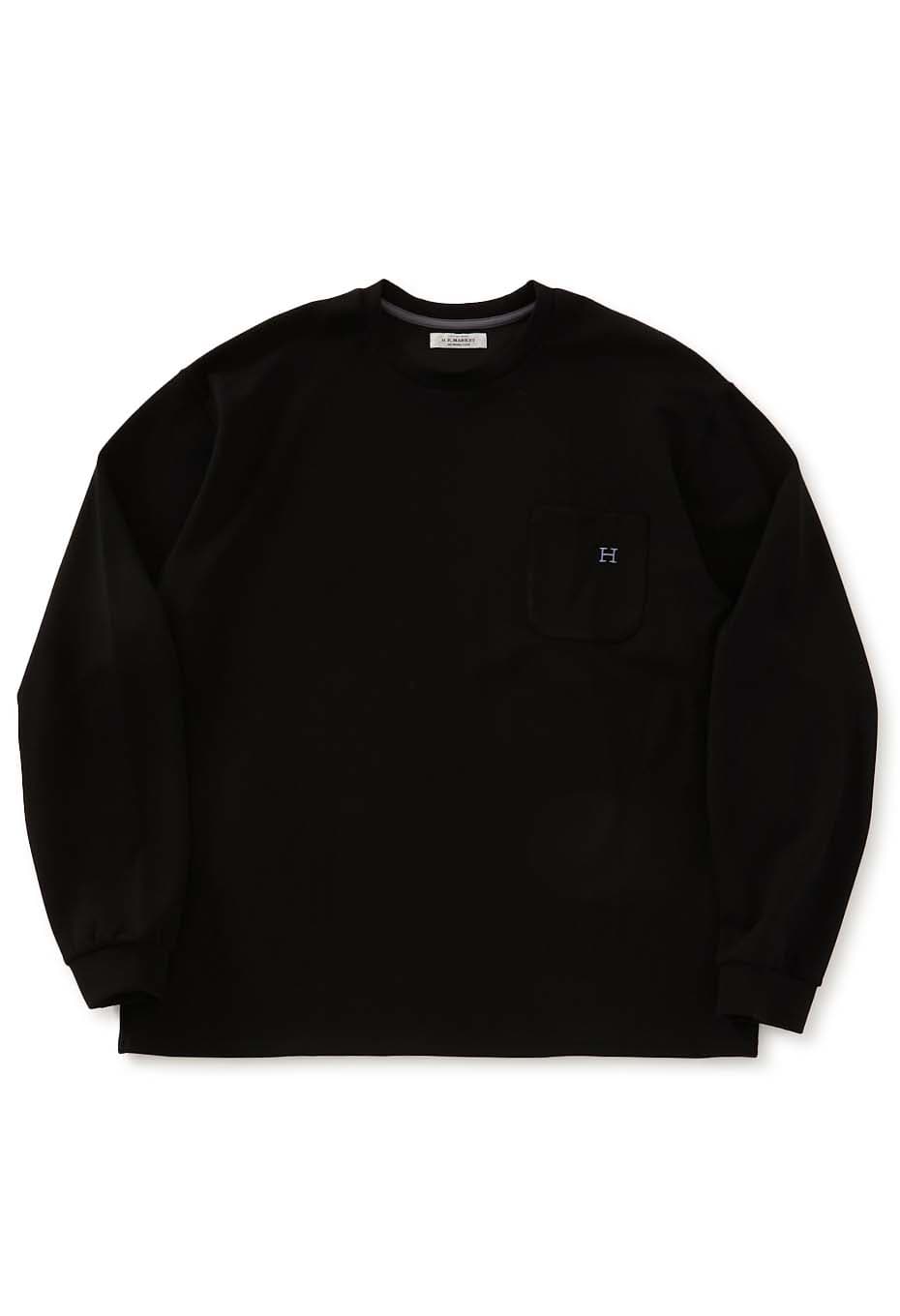 Hエンブロイダリー ストレッチスキューバ ロングスリーブTシャツ