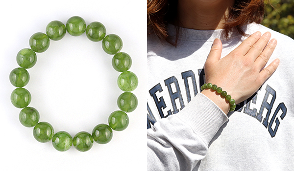 大玉ブレス（アイドクレース［ベスビアナイト］）10mm|パワーストーン