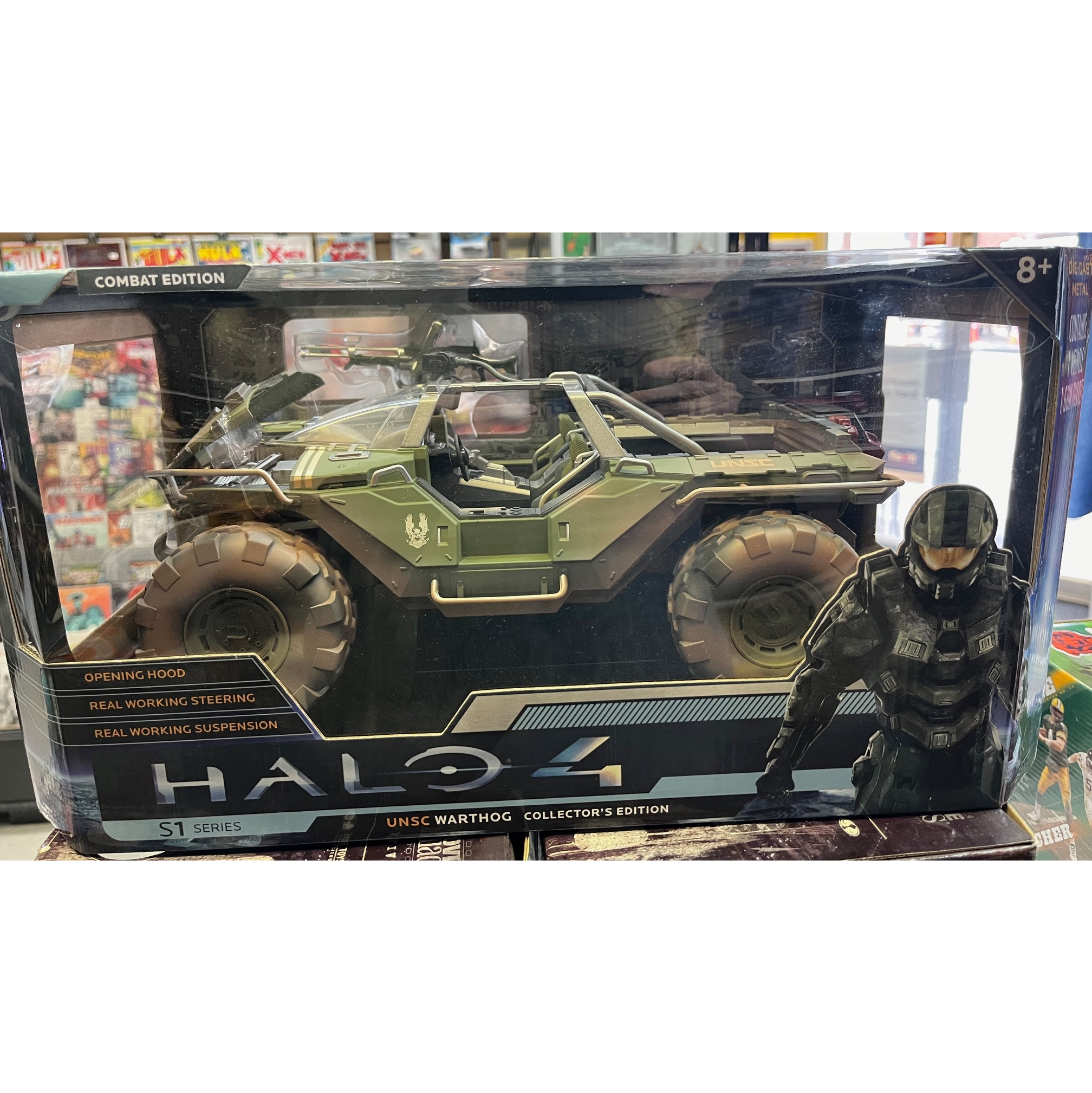Halo 4 UNSC Warthog S1 Series Vehicle Diecast Combat Edition Jada
