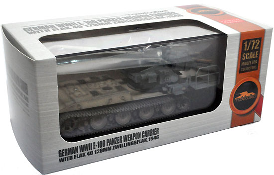 1/72 AFV 完成品モデル ドイツ E-100 ウェポンキャリアー w/128mm
