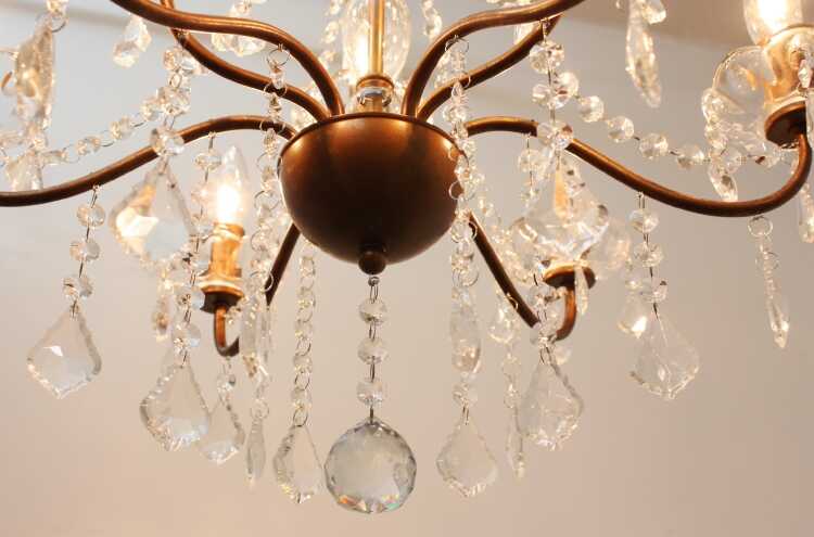 LT-4535 豪華9灯シャンデリア｜49cmアンティーク・LED対応