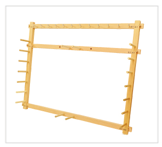整経台 立型（小）1m巾】稲垣機料-手織りの道具屋-