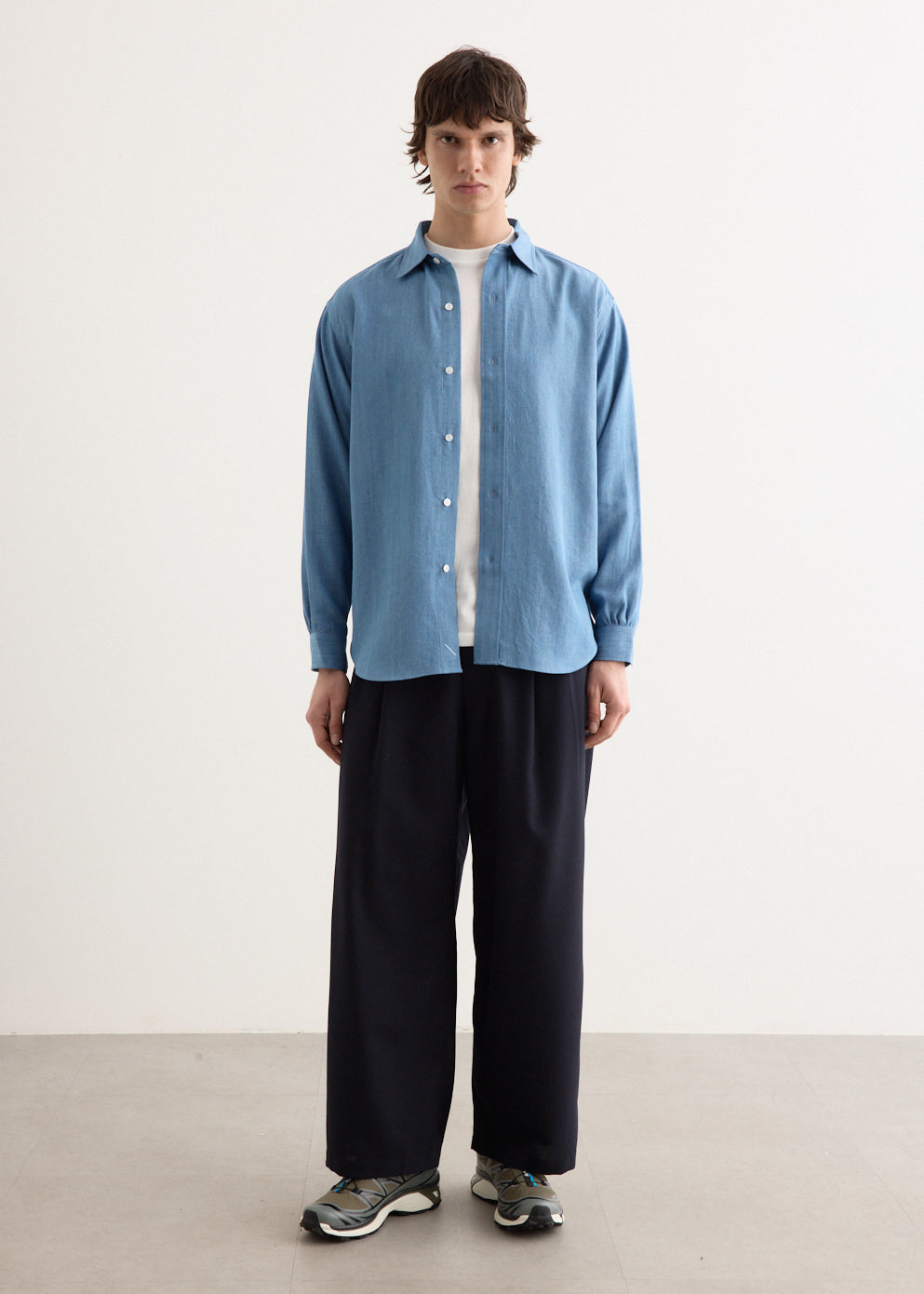 テンダーロイン STAND SHT SOLID BLUE M 2026年最新】TENDERLOIN STAND