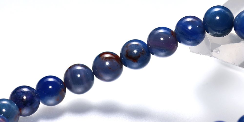 トップクォリティ]ブルースギライトブレスレット/リクトライト（約8mm