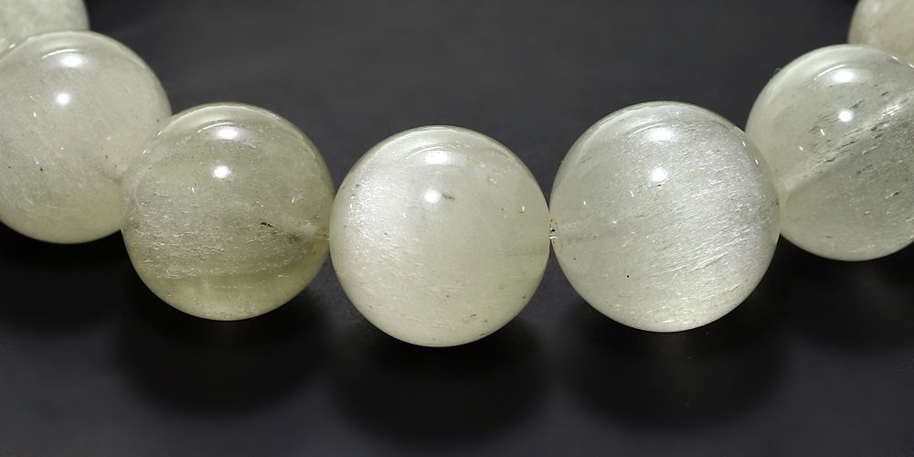 高品質]天然キャッツアイリビアングラスブレスレット（約14.5mm大玉