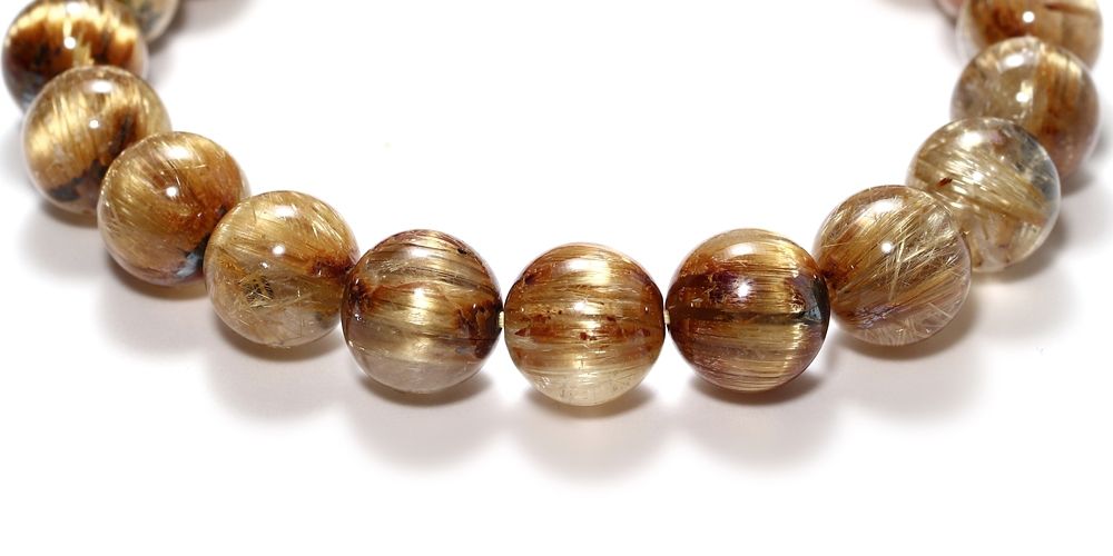 特別価格/高品質]キャッツアイルチルクォーツブレスレット/ヘマタイト