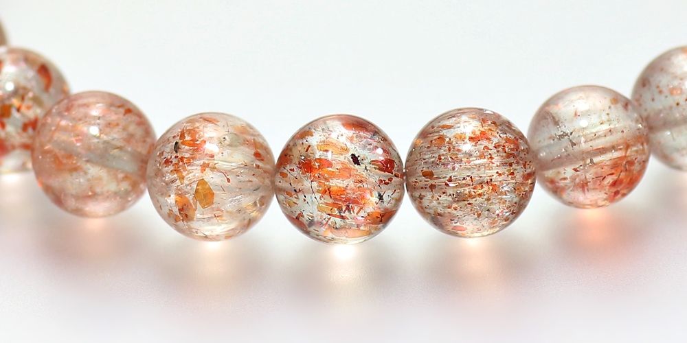 高品質++]アルーシャサンストーンブレスレット（約7mm玉） - 埼玉県