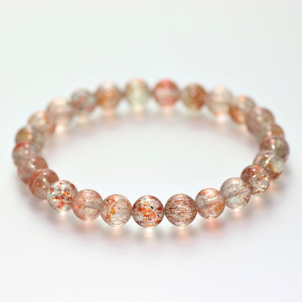 高品質++]アルーシャサンストーンブレスレット（約7mm玉） - 埼玉県