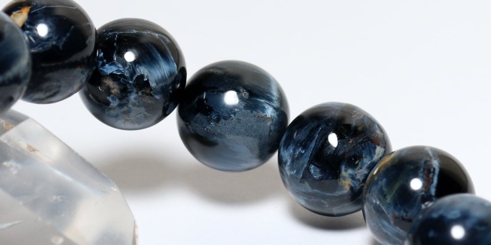 高品質++]ブルーピーターサイトブレスレット（約14.5mm玉） - 埼玉県