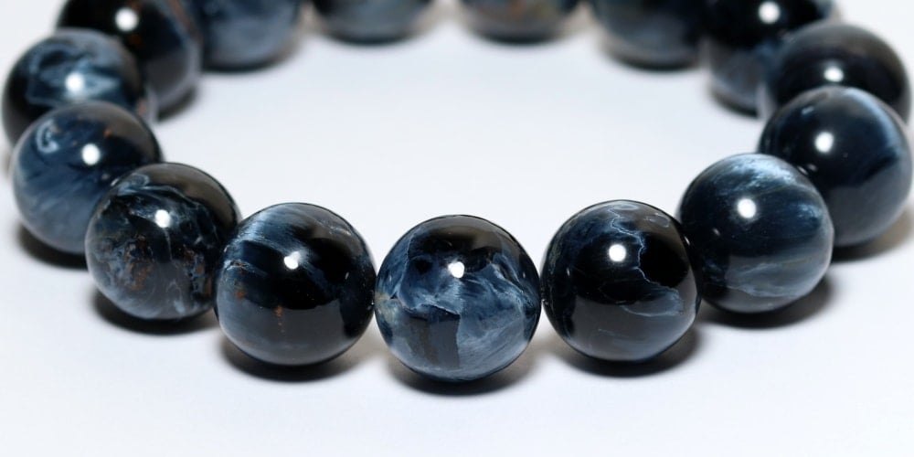 高品質++]ブルーピーターサイトブレスレット（約14.5mm玉） - 埼玉県