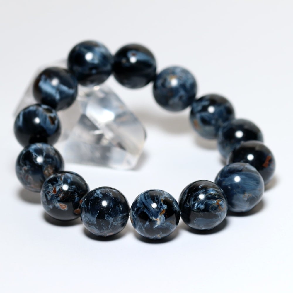 高品質++]ブルーピーターサイトブレスレット（約15mm玉） - 埼玉県吉川