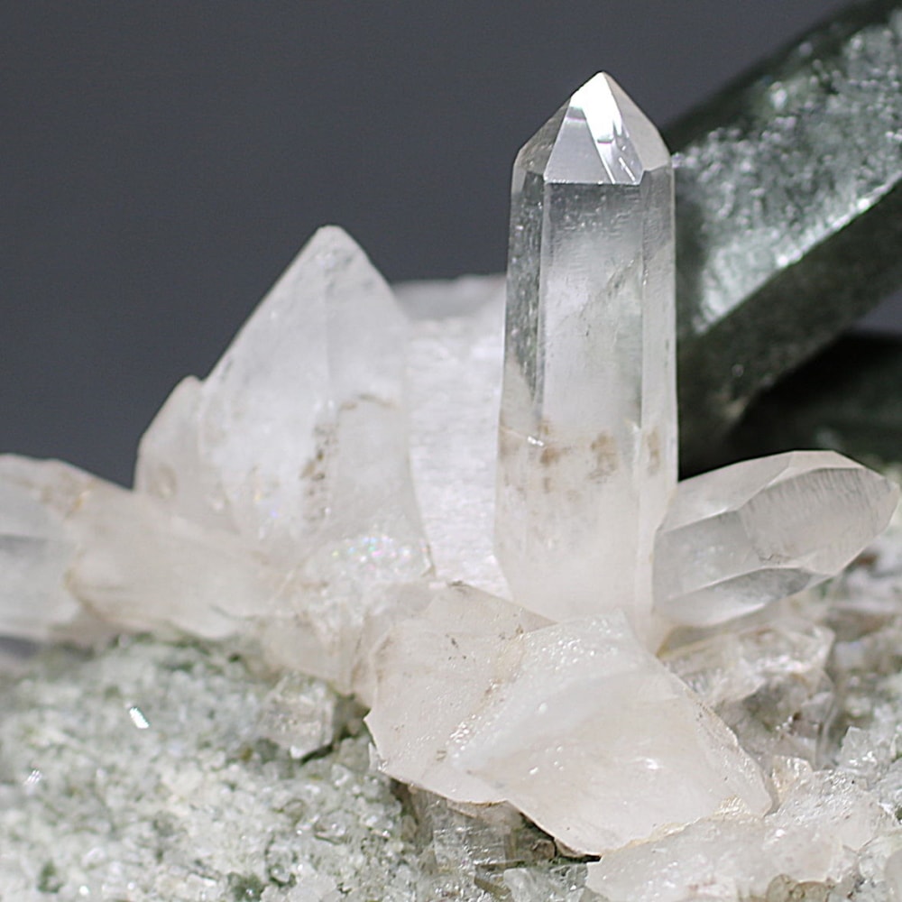 ガネッシュヒマール/ラパ産]ヒマラヤ水晶クラスター/原石（全長108.5mm