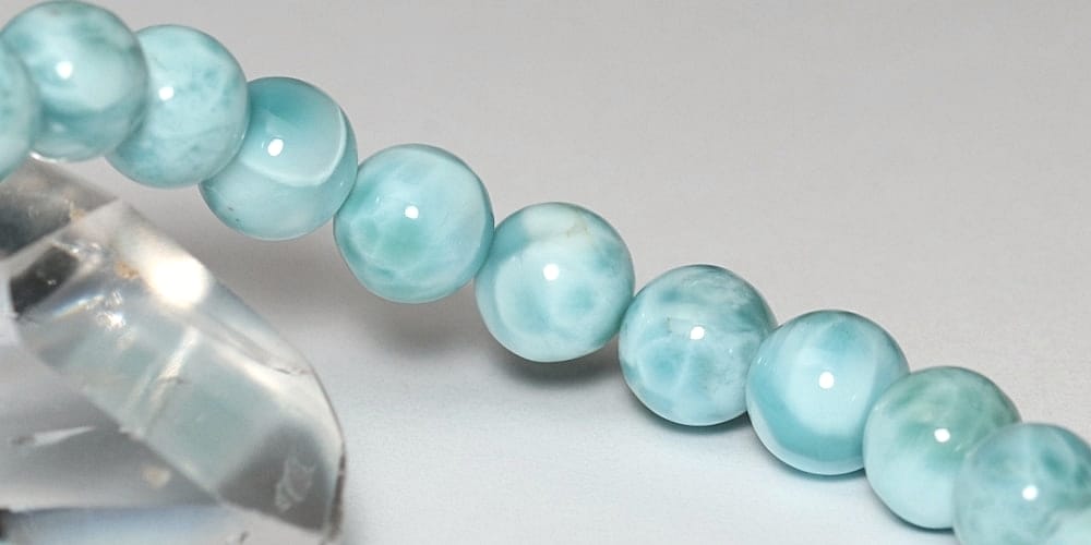 特別価格/3A]ラリマーブレスレット（約9.5mm玉） - 埼玉県吉川市の