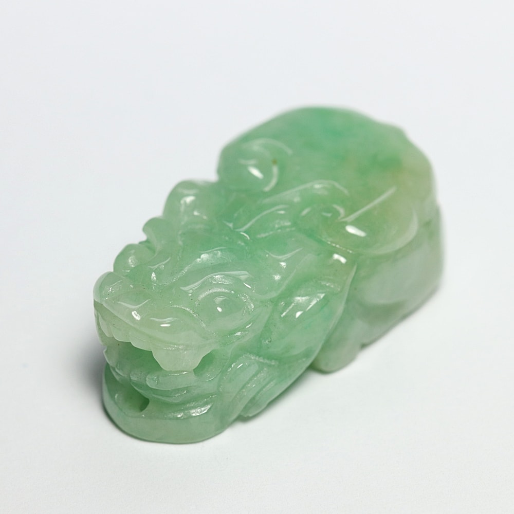 高品質++]ミャンマー産ヒスイ彫刻/翡翠（貔貅/ヒキュウ） - 埼玉県吉川