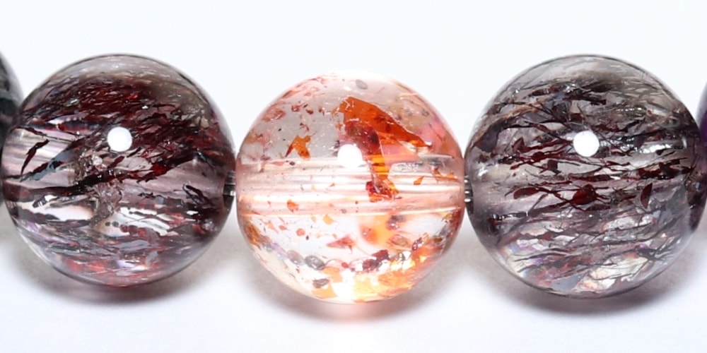 トップクォリティ]ミックススーパーセブンブレスレット（約8mm玉